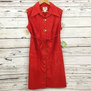 Vintage Spectator New York Kettlecloth Midi Dress